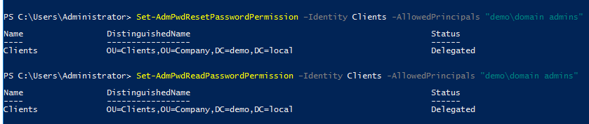 laps delegate control